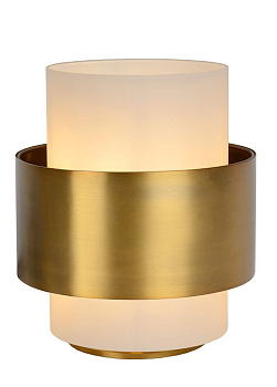 Lucide FIRMIN Лампа настольная Ø 20 cm 1xE27 Matt Gold / Brass 45597/20/02