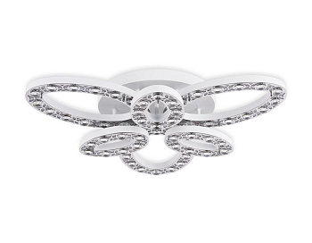 Ambrella Потолочный светодиодный светильник с пультом FA159 WH/CH белый/хром 122W D700*110 (ПДУ РАДИО 2.4)