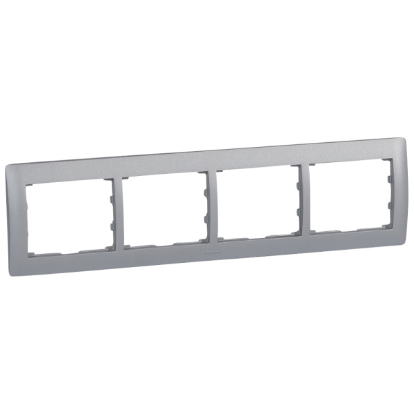 Legrand Galea Life Алюминий Рамка 4-я, горизонтальная 771304