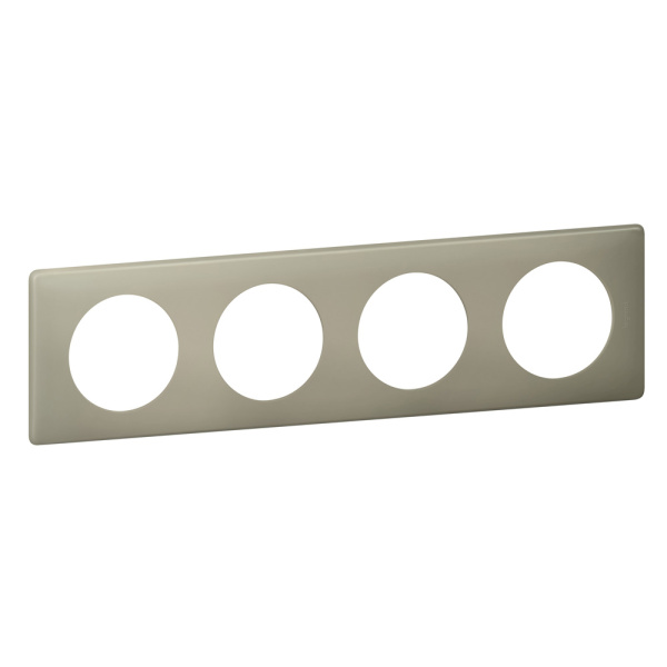 Купить Legrand Celiane2 Перкаль Грин Рамка 4-ая (2+2+2+2 мод) 066714