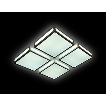 Ambrella Потолочный светодиодный светильник с пультом FS1888 WH/SD 144W 4200K D520*520*95 (ПДУ РАДИО 2.4)