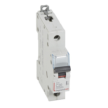 Legrand DX3 Автоматический выключатель 1P 20A (С) 10kA/16kA 409115