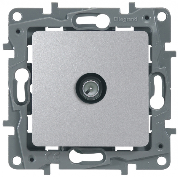 Legrand Etika Алюминий Розетка TV оконечная 672465