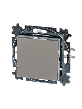 ABB EPJ Levit кофе макиато / белый Выключатель 1-клавишный 2CHH590145A6018