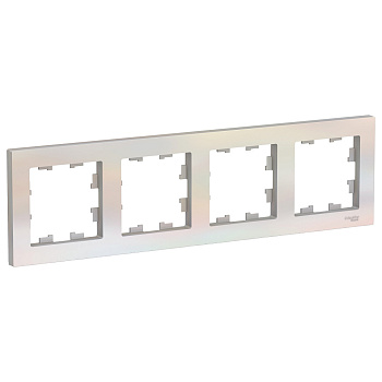 Systeme Electric AtlasDesign Жемчуг Рамка 4-ая, универсальная