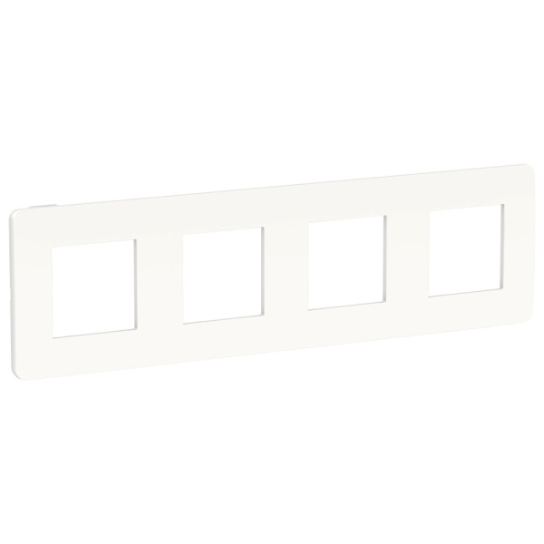 SE Unica Studio Белая/Белая Рамка 4-ная NU280818