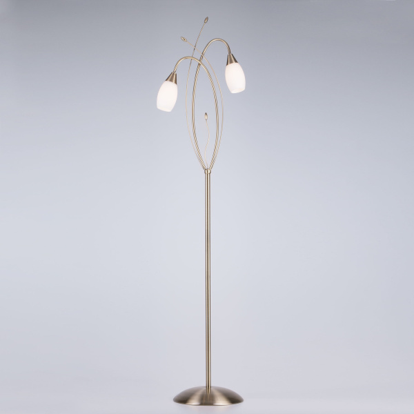 Eurosvet Торшер напольный 22080/2F античная бронза 00000058612