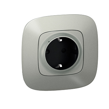 Legrand NETATMO Valena ALLURE Алюминий розетка2К+З 16А умная 752794