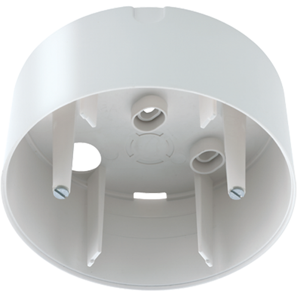 JUNG Накладной корпус для установки датчика присутствия на потолок, белый PM-KAPPE