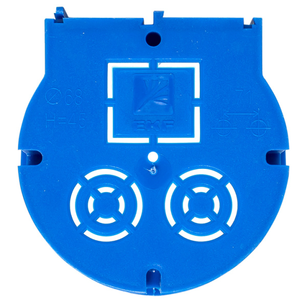 Купить EKF PROxima Коробка установочная сборная оконечная КМТ-010-4005 для твердых стен (71х45) с саморезами розн стикер