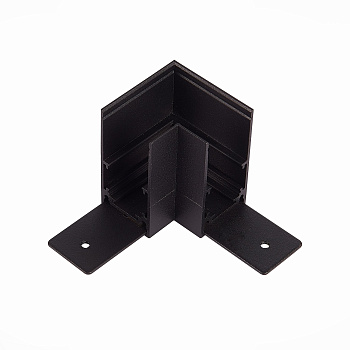 ST Luce ST007.419.00 Угол-соединитель для подвесного / накладного магнитного шинопровода Черный