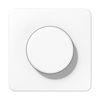 JUNG CD 500/CD plus Белая Накладка светорегулятора поворотного CD1540WW