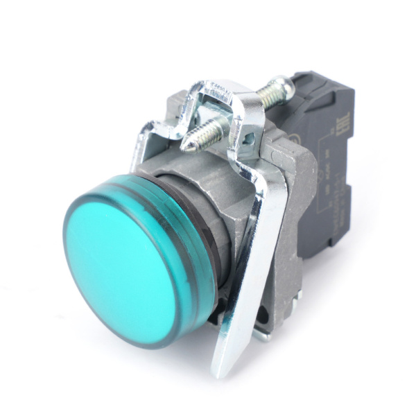 Systeme Electric Сигнальная лампа в сборе модульная 22 мм зеленая 24В DC