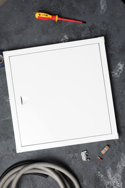 Купить EKF Basic Люк ревизионный металл 400х400 (ШхВ внутр.)