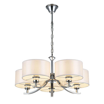 Citilux CL466150 Эвита Хром+Белый Люстра