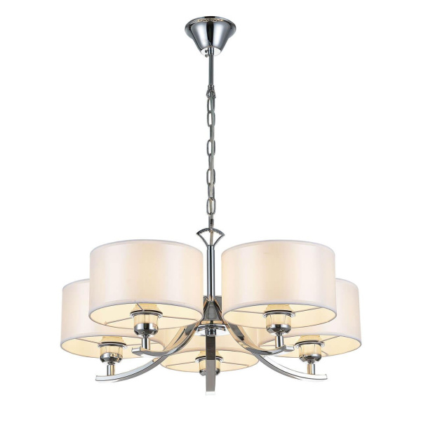 Citilux CL466150 Эвита Хром+Белый Люстра