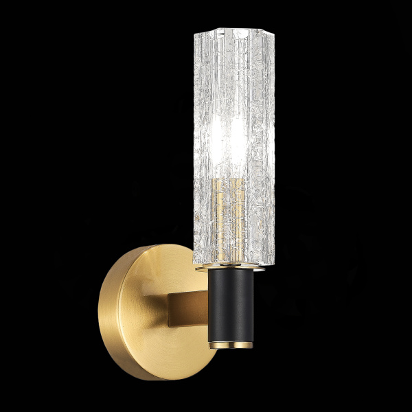 ST LUCE SL1238.301.01 Бра Латунь/Кракелированное стекло E14 1*40W