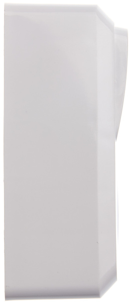 Купить Systeme Electric Этюд наруж Бел Блок: Розетка с/з со шторками+выключатель 2-клавишный