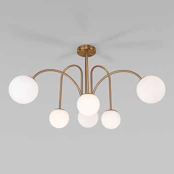 Eurosvet 30177/6 Светильник потолочный латунь a055499