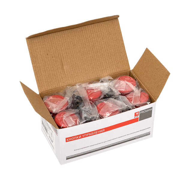 Купить EKF PROxima Кнопка BS542 поворотная красная грибок NC