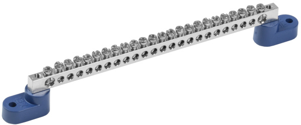 IEK Шина N "ноль" на двух угловых изоляторах Ni ШНИ-6х9-24-У2-С