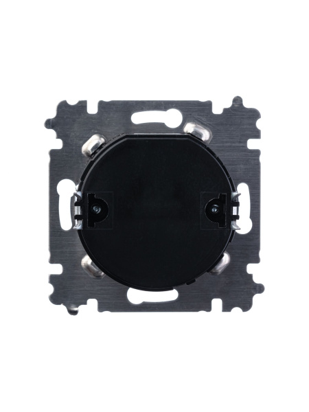 Купить ABB EPJ Levit белый / дымчатый чёрный Терморегулятор универсальный, с поворотной ручкой, 16A, белый/дымчатый чёрный 2CHH920003A6062