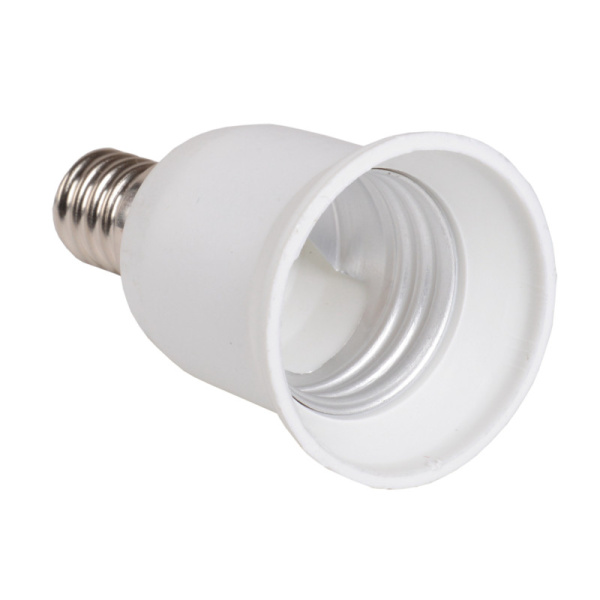 Купить IEK ПР14-27-К02 Переходник пластик, Е14-Е27, белый, индивидуальный пакет,