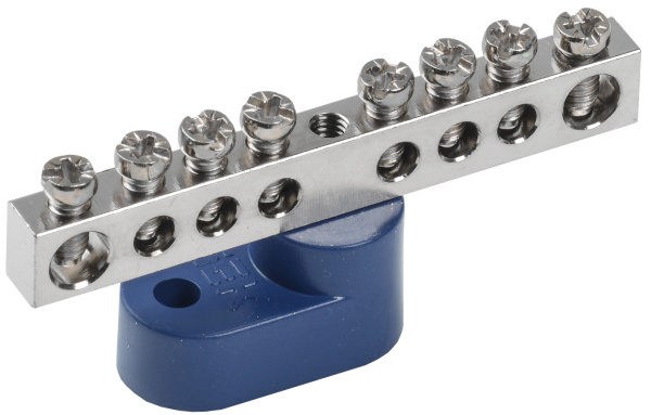 IEK Шина N "ноль" на одном угловом изоляторе Ni ШНИ-6х9-8-У1-С YNN10-08-C1-K07-N