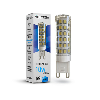 Voltega VG9-K1G9cold10W Капсула G9 4000К 10W 7039