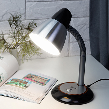 ЭРА N-115-E27-40W-BK Черный Настольный светильник