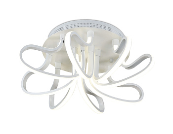 Ambrella Потолочный светодиодный светильник FL309/8 WH белый 80W 4200K 530*530*180 (Без ПДУ)