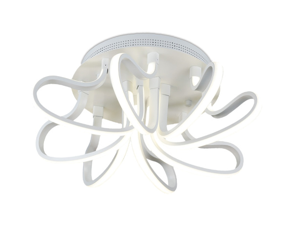 Ambrella Потолочный светодиодный светильник FL309/8 WH белый 80W 4200K 530*530*180 (Без ПДУ)