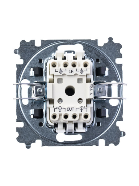 Купить ABB EPJ Levit сталь / дымчатый чёрный Переключатель перекрёстный 1-клавишный 2CHH590745A6069