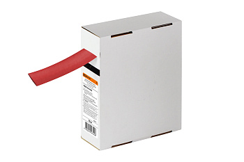 TDM Термоусаживаемая трубка ТУТнг 20/10 красная в коробке (10 м/упак) SQ0518-0444