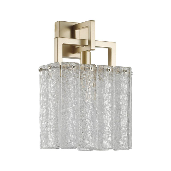 Odeon Light 4976/1W HALL ODL22 377 матов.золотой/стекло Бра G9 2*40W EDERA