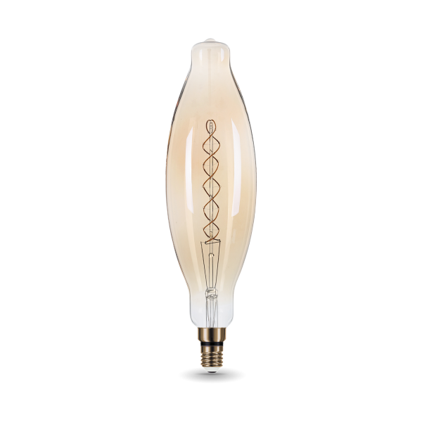 Купить Gauss Лампа Filament BT120 8W 620lm 2400К Е27 golden flexible LED 156802008