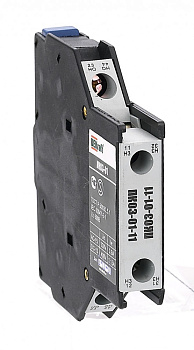 Dekraft Приставка конт. боковая доп. контакты 1НО+1НЗ ПК-03