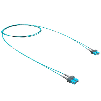 DKC Оптический коммутационный шнур Duplex SC/UPC-SC/UPC, 50/125 (OM3), 3 м