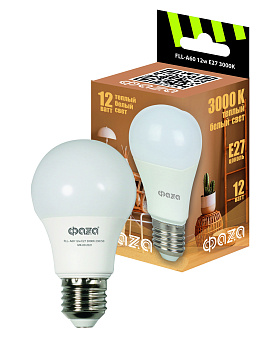 ФАZA Лампа FLL- A60 12w E27 3000K 230/50 .5038325