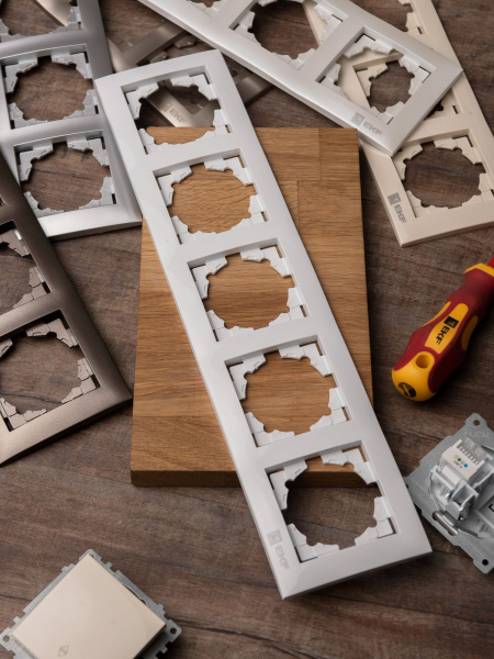 Купить EKF PROxima Валенсия рамка 5-местная белая