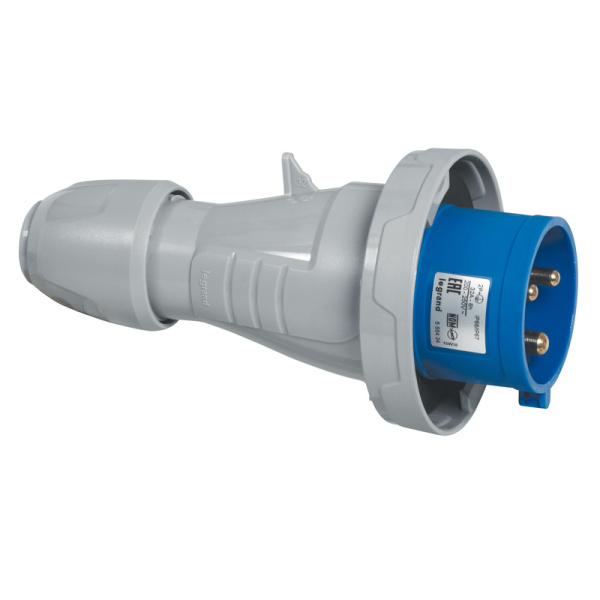 Legrand Вилка моб. 16А 2К+З 230В IP67 555324