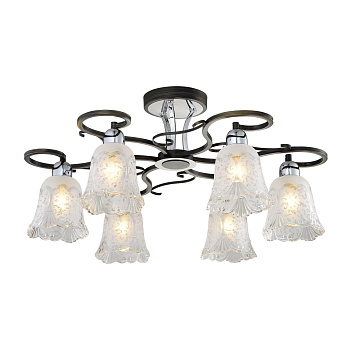 Citilux CL151161 Оливия Венге+Хром Светильник Люстра