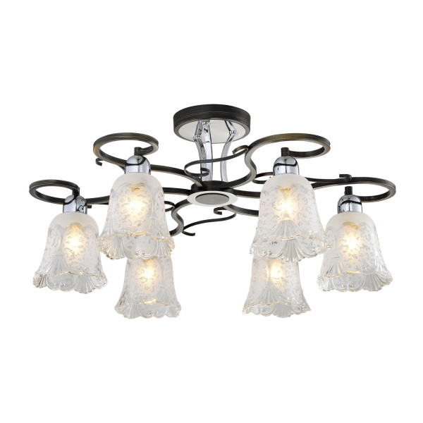 Citilux CL151161 Оливия Венге+Хром Светильник Люстра