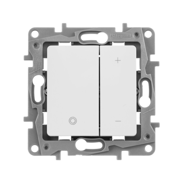 Купить Legrand Etika Белый Светорегулятор нажимной, 400Вт 672218