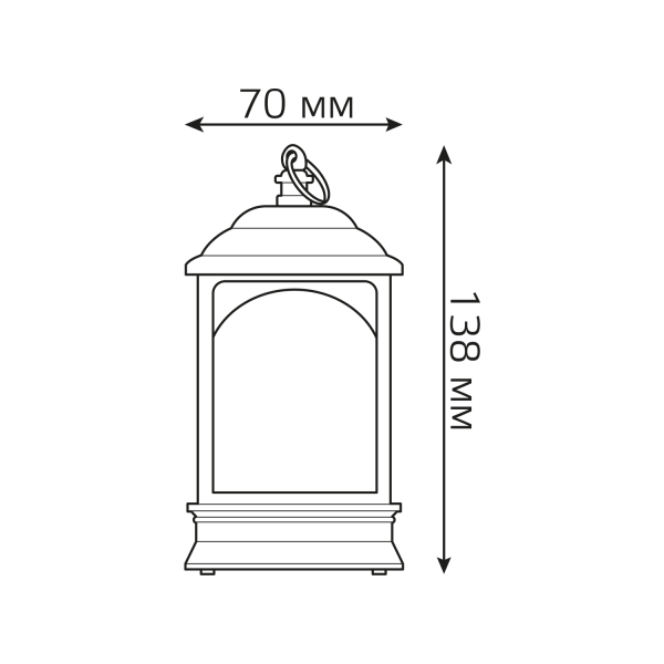 Gauss Фонарь новогодний светодиодный "Олененок" серия Holiday, ,1W, тёплый свет, бронзовый, батарейки в комплекте, HL031 Купить Gauss Фонарь новогодний светодиодный "Олененок" серия Holiday, ,1W, тёплый свет, бронзовый, батарейки в комплекте, HL031