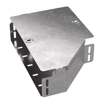 Промрукав Переходник левый с крышкой Стандарт 300х200х80 PR16.0500