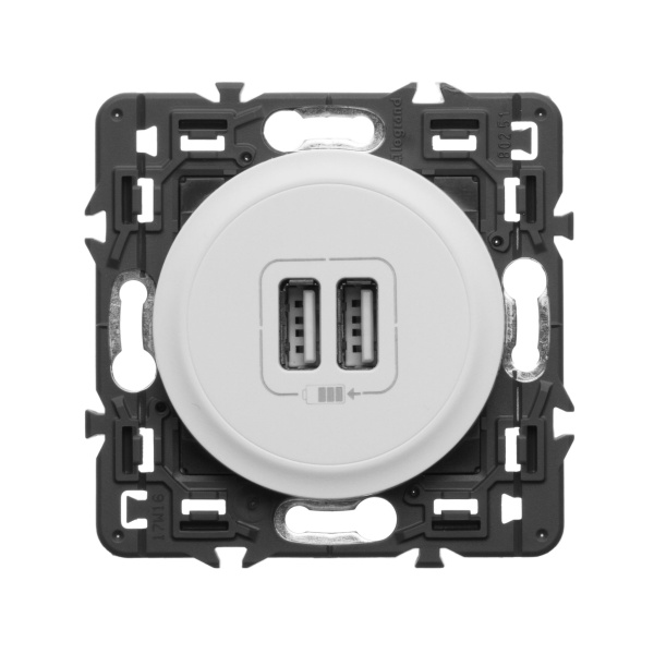 Купить Legrand Celiane Бел Накладка Розетки USB 2-ой 068256