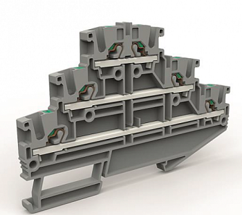 DKC Трехуровневая клемма на 2,5 кв.мм ZEFT200GR