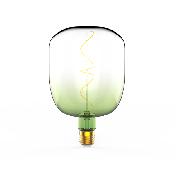 Купить Gauss Лампа Filament V140 5W 200lm 1800К Е27 green-clear flexible LED 1009802105