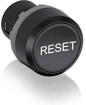 ABB Кнопка сброса без штока KPR1-104B чёрная, с текстом R 1SFA616160R1046